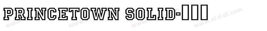 Princetown Solid字体转换